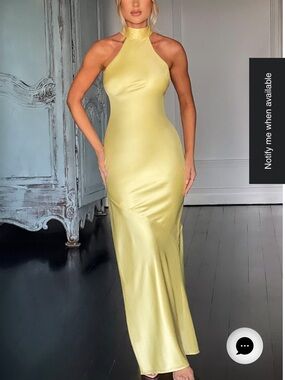 BabyBoo Etta Maxi Dress Lemon (Yellow) Dress Size Small